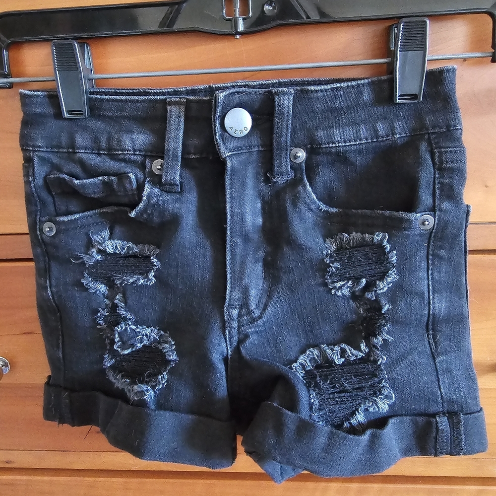 Denim shorts